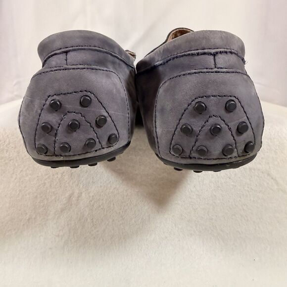 Polo Ralph Lauren Woodley Driver Loafer Mens 14 Gray Suede Moccasin Shoe Slip On - Picture 6 of 10